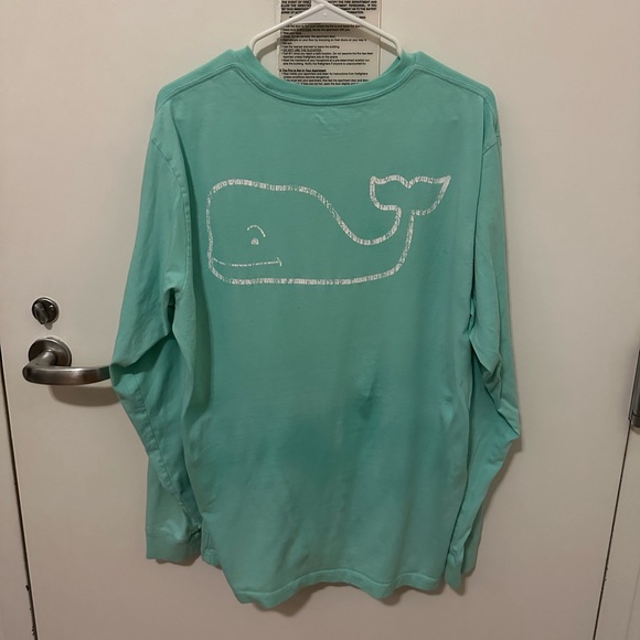 Vineyard Vines Long Sleeve Vintage Pocket Tee - Picture 2 of 2